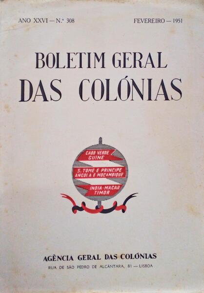 BOLETIM GERAL DAS COLÃ“NIAS NÂº 308.