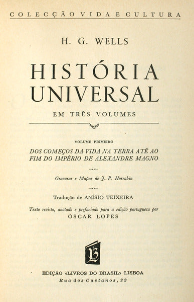 HISTÃ“RIA UNIVERSAL. [3 VOLS.]