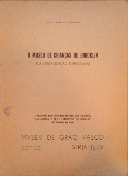 O MUSEU DE CRIANÃ‡AS DE BROOKLIN; SUA ORGANIZAÃ‡ÃƒO E PROGRAMA.