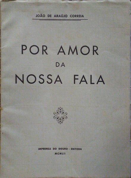 POR AMOR DA NOSSA FALA (NOTAS SOBRE PRONÃšNCIA).