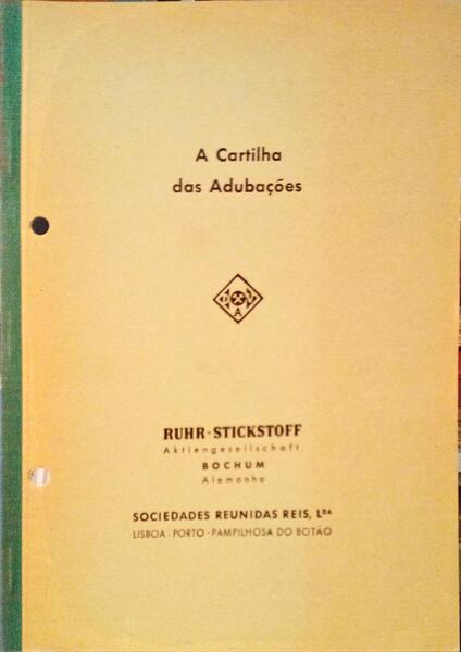 CARTILHA (A) DAS ADUBAÃ‡Ã•ES.