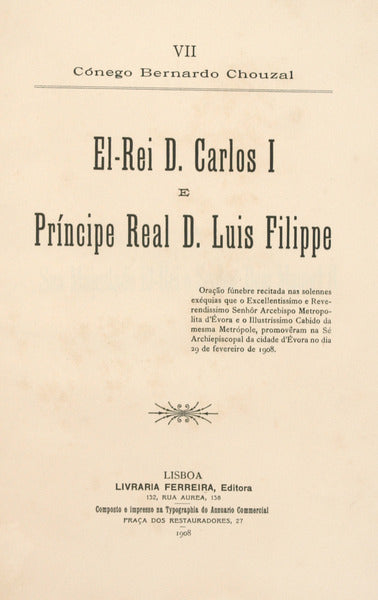 EL-REI D. CARLOS I E PRÃNCIPE REAL D. LUIS FILIPE.