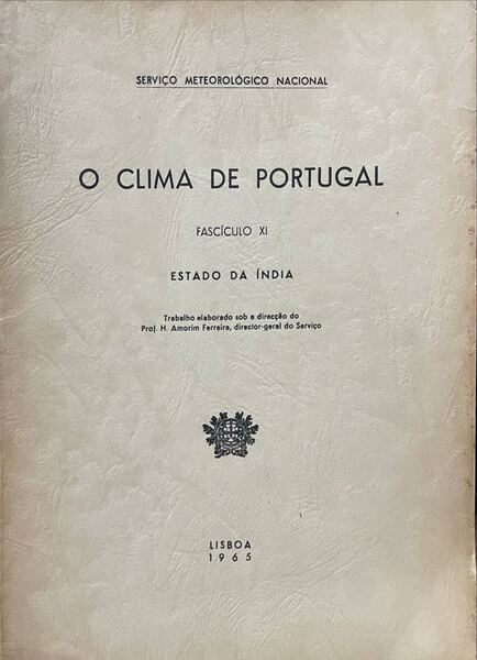 O CLIMA DE PORTUGAL. FASCÃCULO XI.