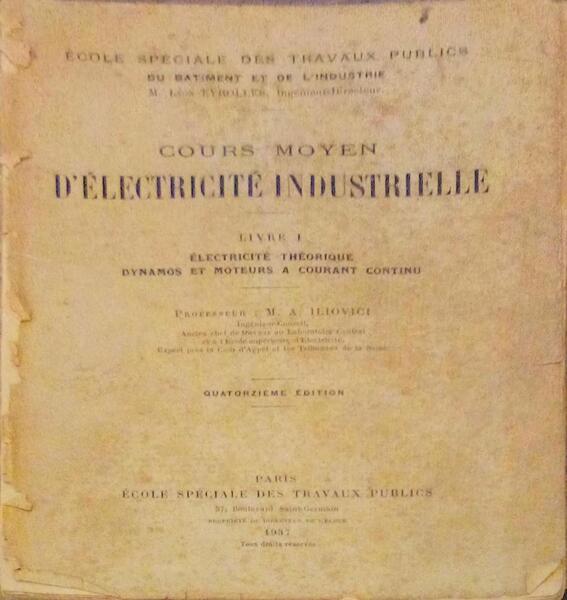 COURS MOYEN D'Ã‰LECTRICITÃ‰ INDUSTRIELLE.