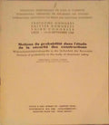 NOTIONS DE PROBABILITÃ‰ DANS L'Ã‰TUDE DE LA SÃ‰CURITÃ‰ DES CONSCTRUCTIONS.