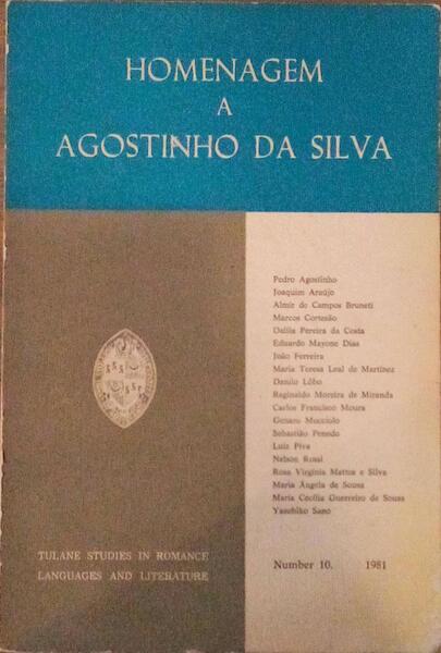 HOMENAGEM A (E Ã€ REVELIA DE) AGOSTINHO DA SILVA.