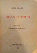 ROMAN ET POÃ‰SIE, ESSAI SUR L'ESTHÃ‰TIQUE DES GENRES.