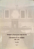 DISSERTAÃ‡Ã•ES DE DOUTORAMENTO NA UNIVERSIDADE DE COIMBRA 1988-1992.