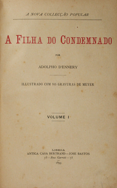 A FILHA DO CONDENADO.