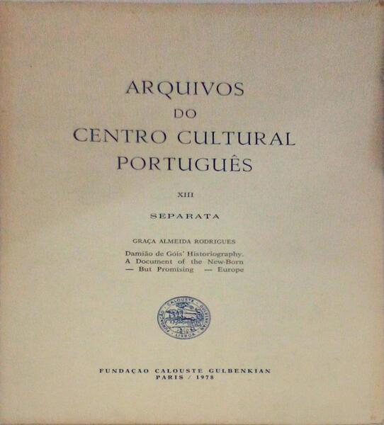 DAMIÃƒO DE GÃ“IS' HISTORIOGRAPHY.