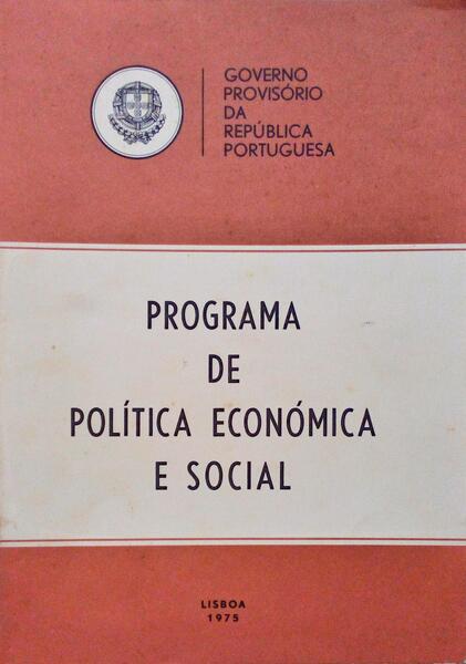 PROGRAMA DE POLÃTICA ECONÃ“MICA E SOCIAL.