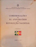 COMEMORAÃ‡Ã•ES DO XL ANIVERSÃRIO DA REVOLUÃ‡ÃƒO NACIONAL VOLUME III.