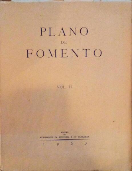 PLANO DE FOMENTO PARA 1953-1958 VOL. II.