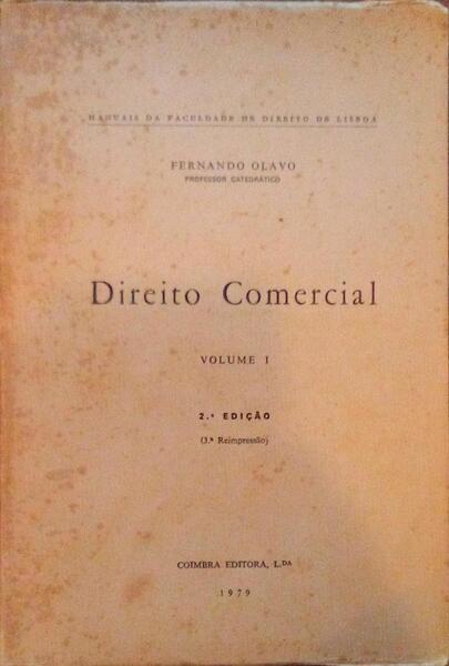 DIREITO COMERCIAL VOLUME I.