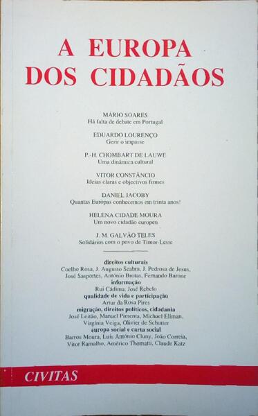 A EUROPA DOS CIDADÃƒOS.