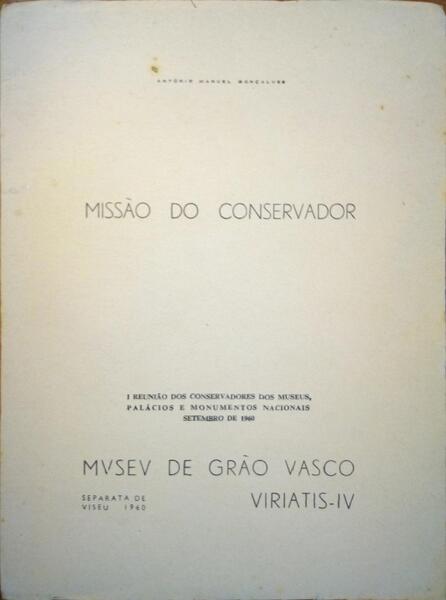 MISSÃƒO DO CONSERVADOR.