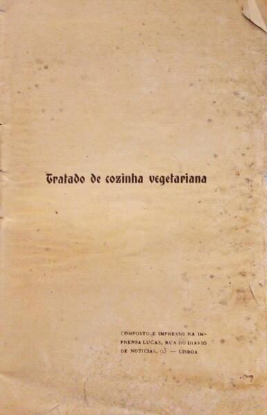 TRATADO DE COZINHA VEGETARIANA.
