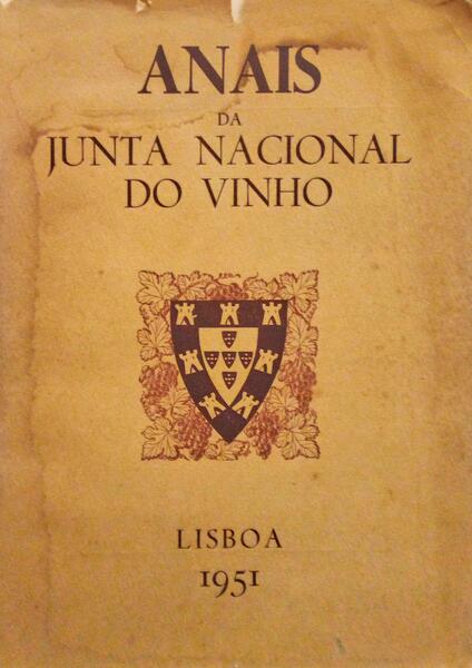 ANAIS DA JUNTA NACIONAL DO VINHO.