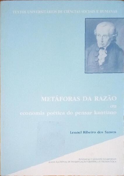 METÃFORAS DA RAZÃƒO OU ECONOMIA POÃ‰TICA DO PENSAR KANTIANO.