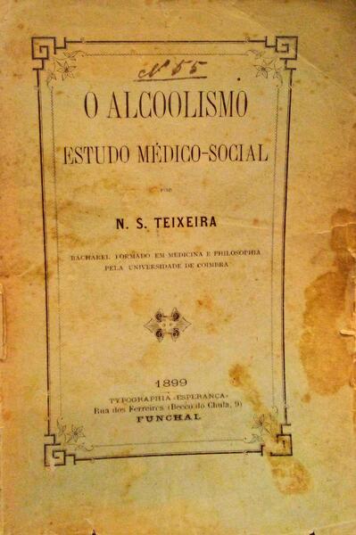 O ALCOOLISMO. ESTUDO MÃ‰DICO-SOCIAL.