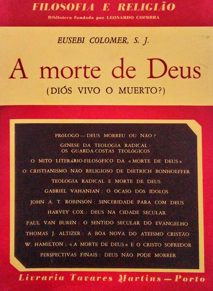 A MORTE DE DEUS.