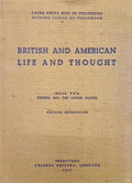 BRITISH AND AMERICAN LIFE AND THOUGHT [BOOK TWO].