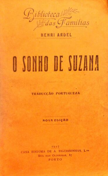 O SONHO DE SUZANA.
