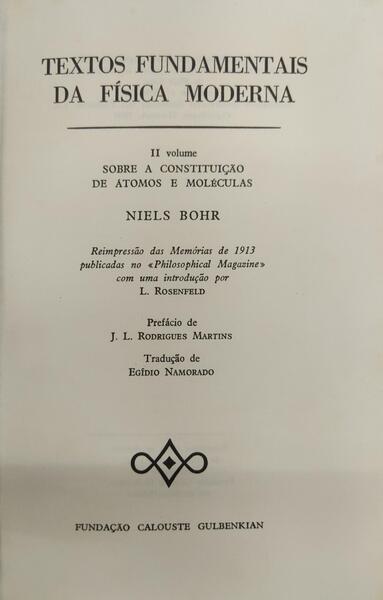 SOBRE A CONSTITUIÃ‡ÃƒO DE ÃTOMOS E MOLÃ‰CULAS.