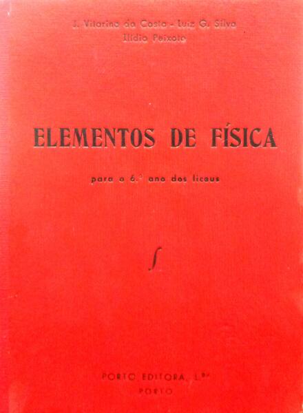 ELEMENTOS DE FÃSICA PARA O 6Âº ANO DOS LICEUS.