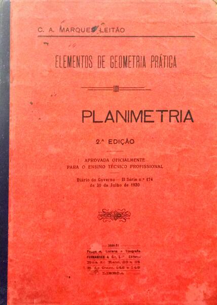 ELEMENTOS DE GEOMETRIA PRÃTICA, PLANIMETRIA.