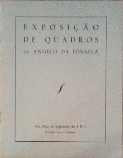 EXPOSIÃ‡ÃƒO DE QUADROS DE ANGELO DA FONSECA.