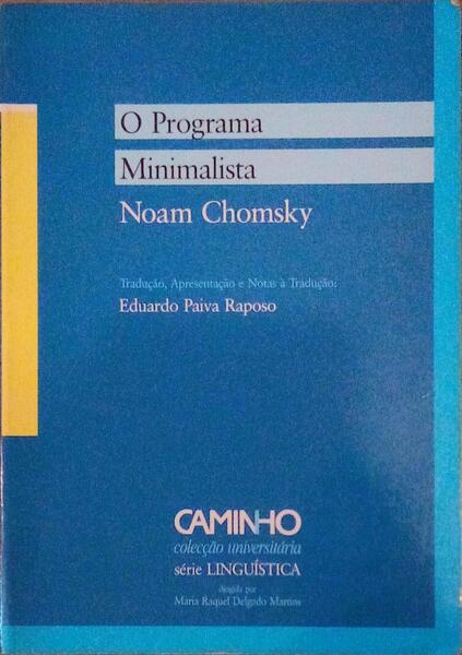 O PROGRAMA MINIMALISTA.