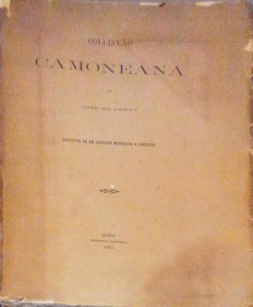 COLLECÃ‡ÃƒO CAMONEANA. [1.Âª EDIÃ‡ÃƒO - BROCHADO]
