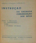 INSTRUÃ‡ÃƒO DA SAGRADA CONGREGAÃ‡ÃƒO DOS RITOS.