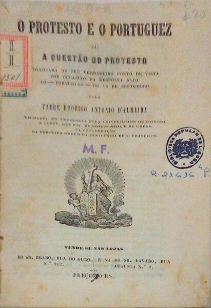 O PROTESTO E O PORTUGUEZ.