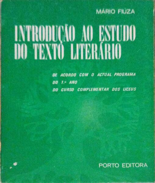 INTRODUÃ‡ÃƒO AO ESTUDO DO TEXTO LITERÃRIO.