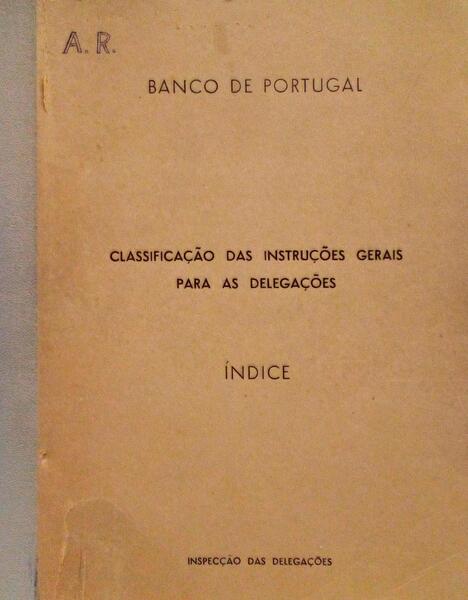 CLASSIFICAÃ‡ÃƒO DAS INSTRUÃ‡Ã•ES GERAIS PARA AS DELEGAÃ‡Ã•ES.