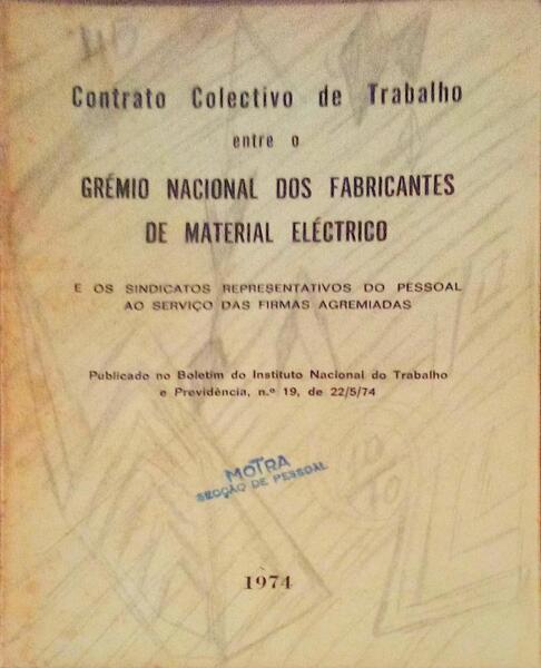 CONTRATO COLECTIVO DE TRABALHO.