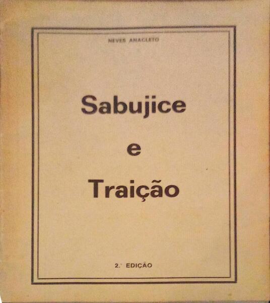 SABUJICE E TRAIÃ‡ÃƒO. [2.Âª EDIÃ‡ÃƒO]