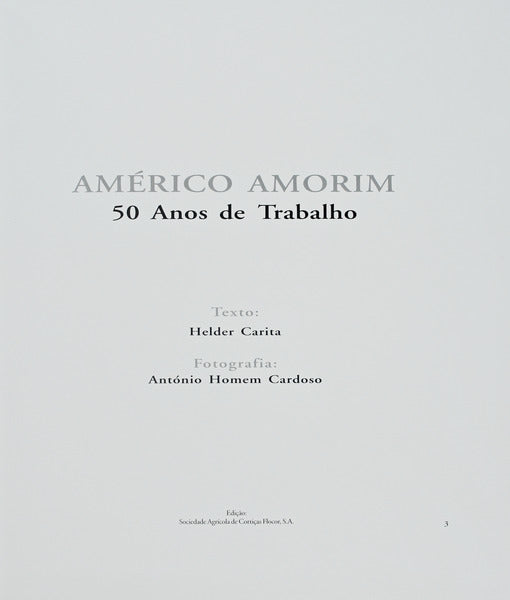 AMÃ‰RICO AMORIM, 50 ANOS DE TRABALHO.