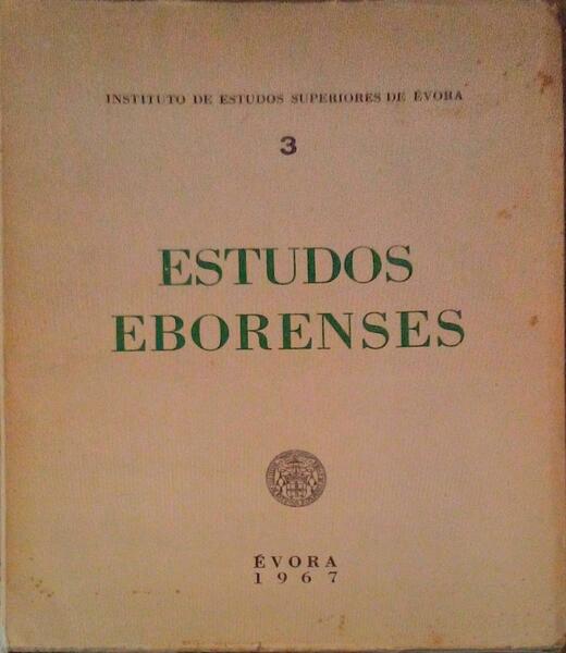 ESTUDOS EBORENSES N.Âº 3, ECONOMIA E SOCIOLOGIA.