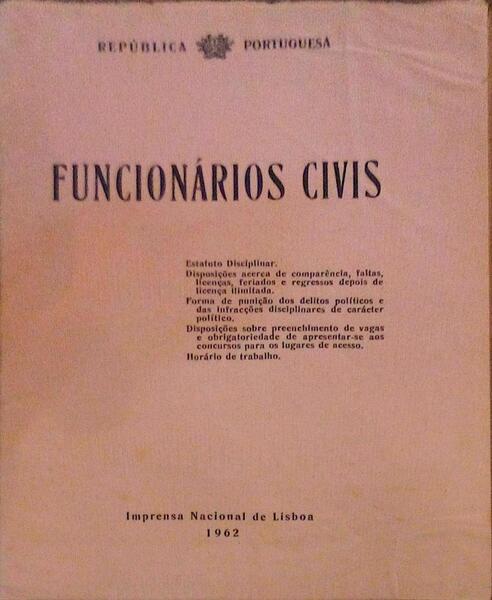FUNCIONÃRIOS CIVIS. [1962]