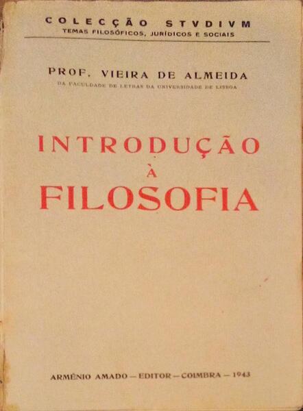 INTRODUÃ‡ÃƒO Ã€ FILOSOFIA.