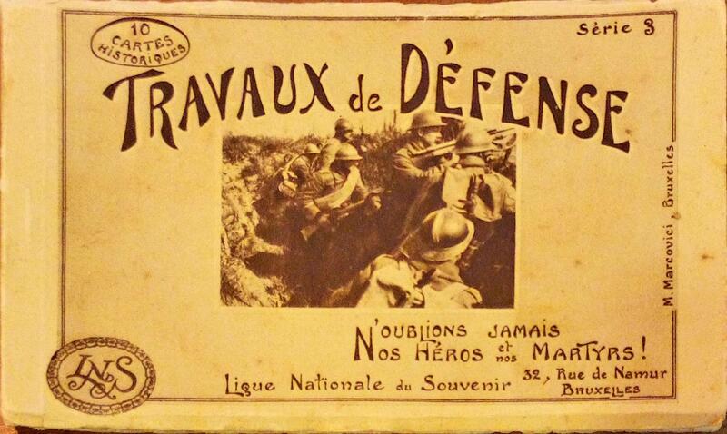 TRAVAUX DE DÃ‰FENSE. [10 POSTAIS]