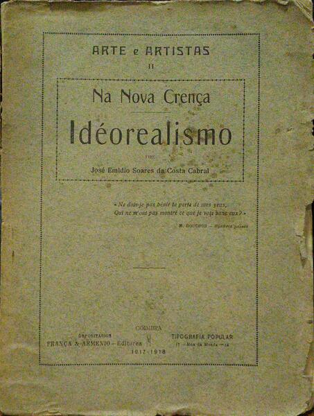 NA NOVA CRENÃ‡A, IDÃ‰OREALISMO.