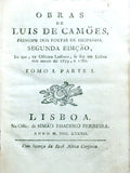 OBRAS DE LUIS DE CAMÃ•ES, PRINCIPE DOS POETAS DE HESPANHA.