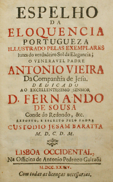 ESPELHO DA ELOQUENCIA PORTUGUEZA