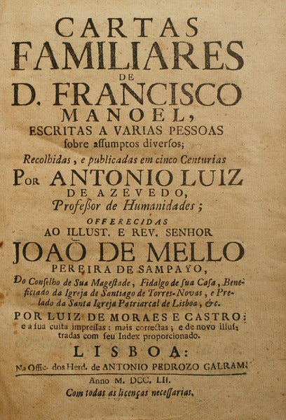 CARTAS FAMILIARES