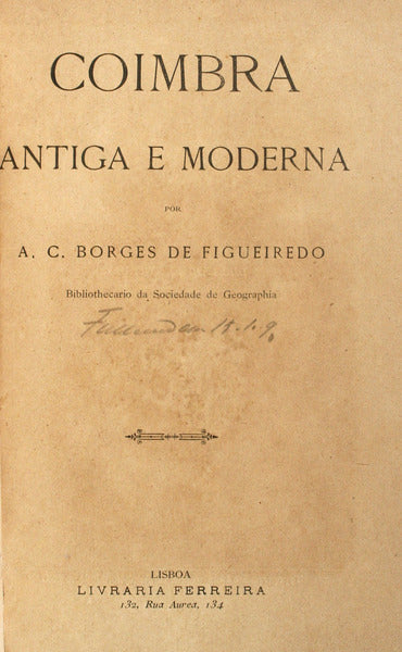 COIMBRA ANTIGA E MODERNA.