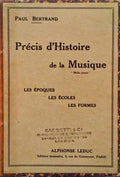 PRÃ‰CIS D'HISTOIRE DE LA MUSIQUE.